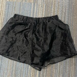 Forever 21 Charcoal Satin Trousers